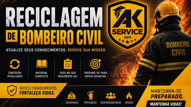 RECICLAGEM DE BOMBEIRO CIVIL - 100 HORAS EAD